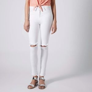 Topshop Jamie Jeans with knee slit